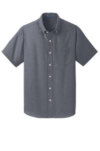 Port Authority Short Sleeve SuperPro Oxford Shirt. S659