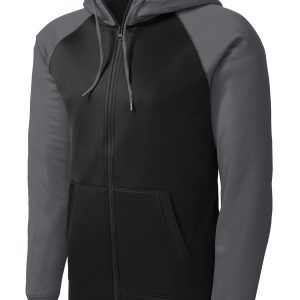 Sport-Tek Sport-Wick Varsity Fleece Full-Zip Hooded Jacket. ST236