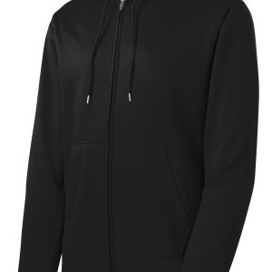 Sport-Tek Sport-Wick Fleece Full-Zip Hooded Jacket. ST238