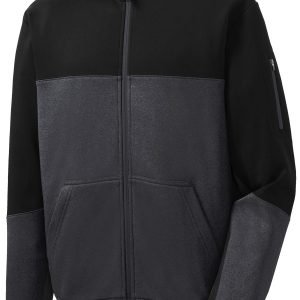 Sport-Tek Tech Fleece Colorblock Full-Zip Hooded Jacket. ST245