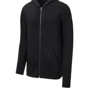 Sport-Tek PosiCharge Tri-Blend Wicking Fleece Full-Zip Hooded Jacket ST293
