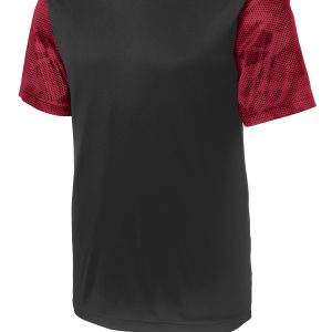 Sport-Tek CamoHex Colorblock Tee. ST371