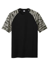 Sport-Tek Drift Camo Colorblock Tee ST376