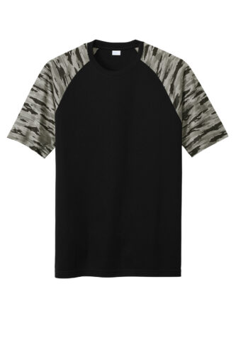 Sport-Tek Drift Camo Colorblock Tee ST376