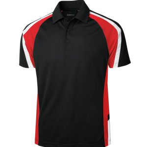 Sport-Tek Tricolor Micropique Sport-Wick Polo. ST654