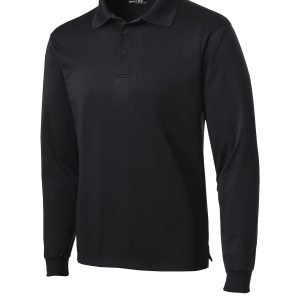 Sport-Tek Long Sleeve Micropique Sport-Wick Polo. ST657