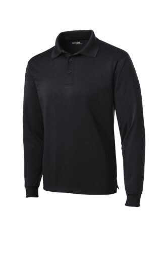 Sport-Tek Long Sleeve Micropique Sport-Wick Polo. ST657