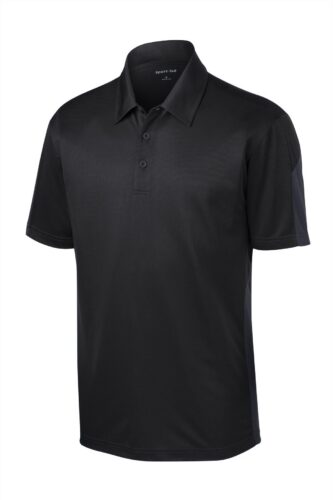 Sport-Tek PosiCharge Active Textured Colorblock Polo. ST695