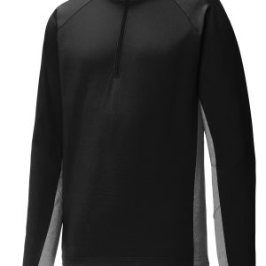 Sport-Tek Sport-Wick Stretch Contrast 1/4-Zip Pullover. ST854