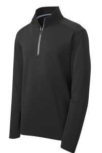 Sport-Tek Sport-Wick Textured 1/4-Zip Pullover. ST860