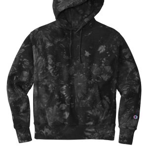 Champion Reverse Weave Scrunch-Dye Tie-Dye Hooded Sweatshirt. TDS101