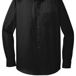 Port Authority Tall Long Sleeve Carefree Poplin Shirt. TW100