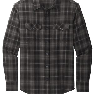 Port Authority Long Sleeve Ombre Plaid Shirt W672