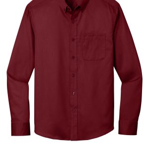 Port Authority Long Sleeve SuperPro React Twill Shirt. W808