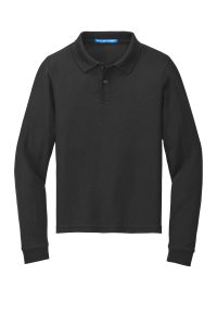 Port Authority Youth Long Sleeve Silk Touch Polo. Y500LS