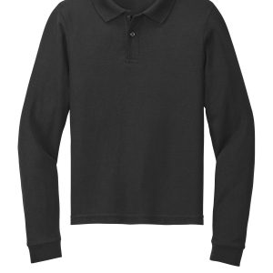 Port Authority Youth Long Sleeve Silk Touch Polo. Y500LS