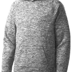 Sport-Tek Youth PosiCharge Electric Heather Fleece Hooded Pullover. YST225