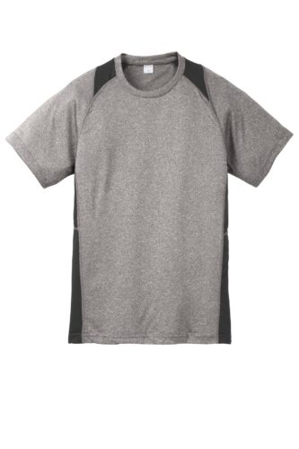 Sport-Tek Youth Heather Colorblock Contender Tee. YST361