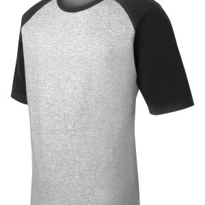 Sport-Tek Youth Short Sleeve Colorblock Raglan Jersey. YT201