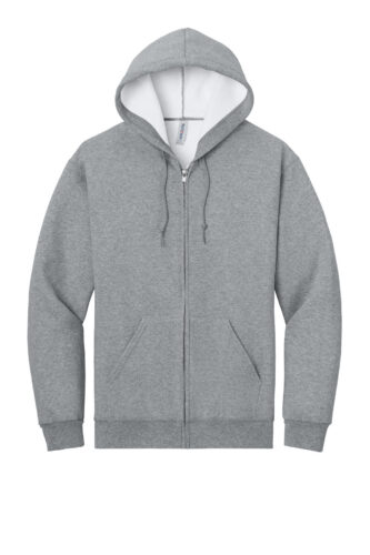 Jerzees Rugged Unisex Full-Zip Hooded Sweatshirt Z12M
