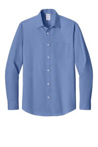 Brooks Brothers Wrinkle-Free Stretch Pinpoint Spread Collar Shirt BB18012