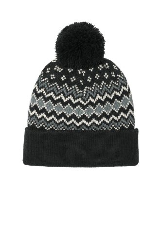 Port Authority Alpine Pom Beanie C991