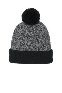 Sport-Tek Halftime Heather Pom Beanie STC68