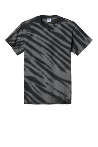 Port & Co Tiger Stripe Tie-Dye Tee. PC148