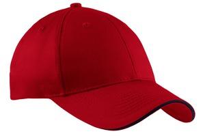 Port Authority Cotton Twill Sandwich Bill Cap. CP85