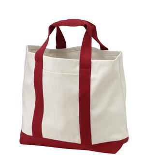 Port Authority - Ideal Twill Two-Tone Shopping Tote. B400
