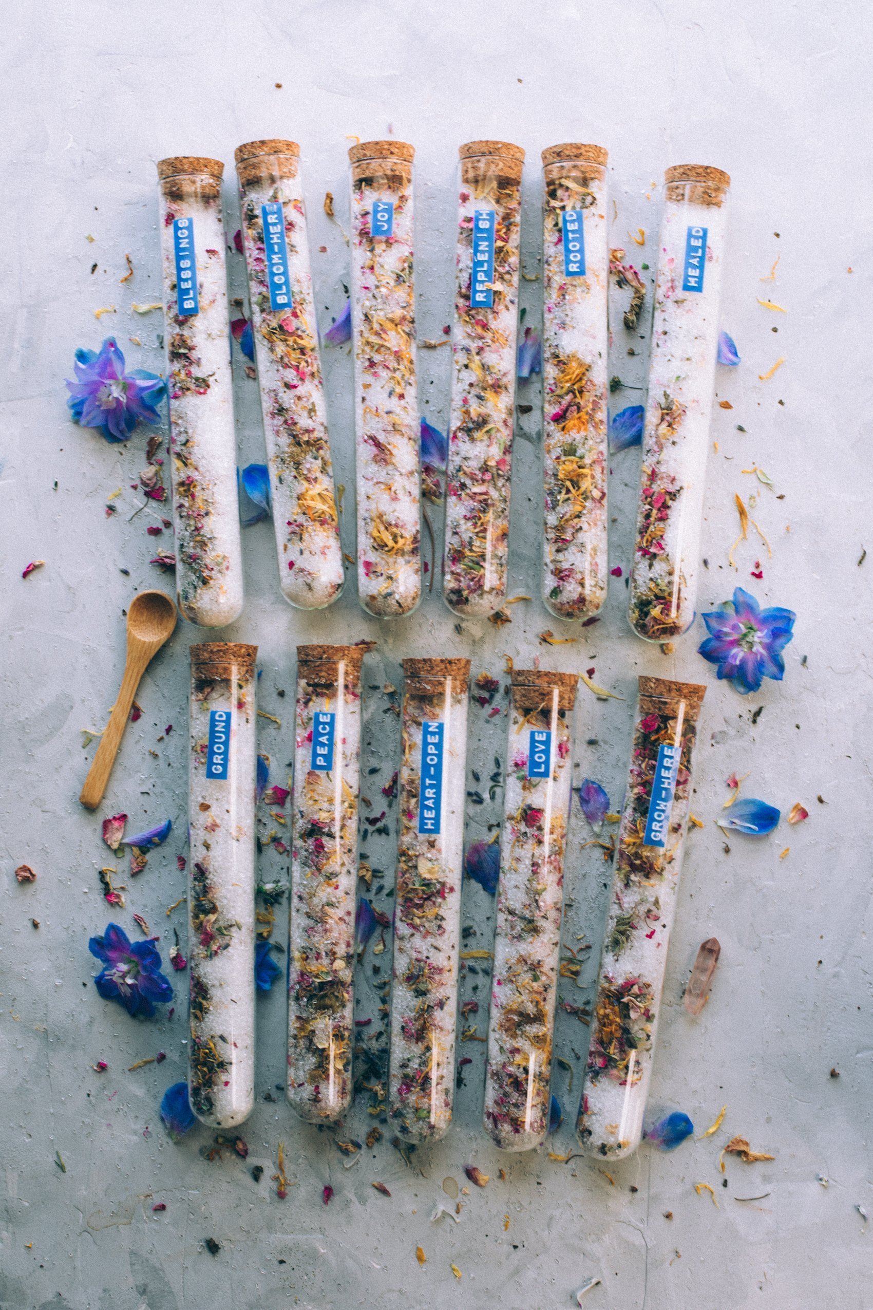 DIY Simple Herbal Bath Salts Recipe My Tiny Laguna Kitchen