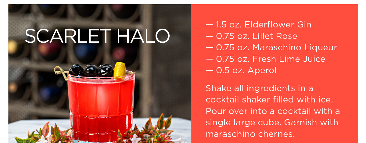 Scarlet Halo Cocktail recipe