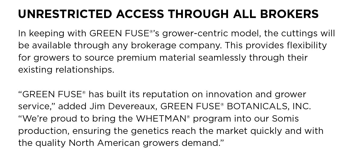 Unrestricted access through all brokers