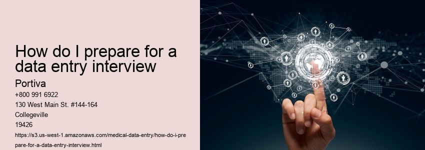 How do I prepare for a data entry interview