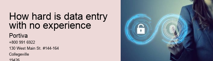 How hard is data entry with no experience