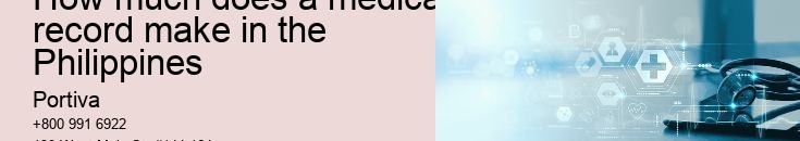 How much does a medical record make in the Philippines