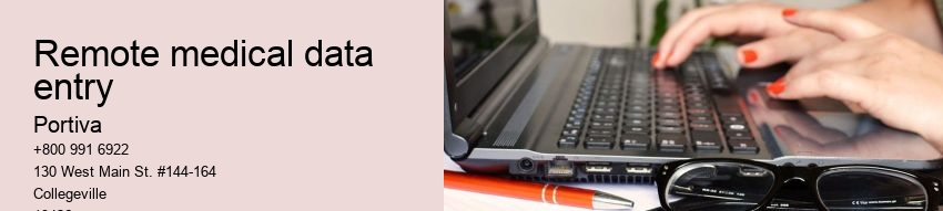 remote medical data entry