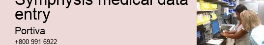 symphysis medical data entry