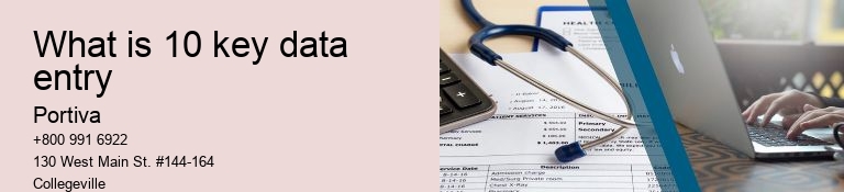 What is 10 key data entry