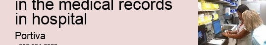 What is the description in the medical records in hospital