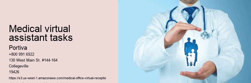medical virtual assistant tasks
