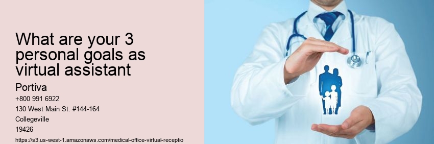 What are your 3 personal goals as virtual assistant