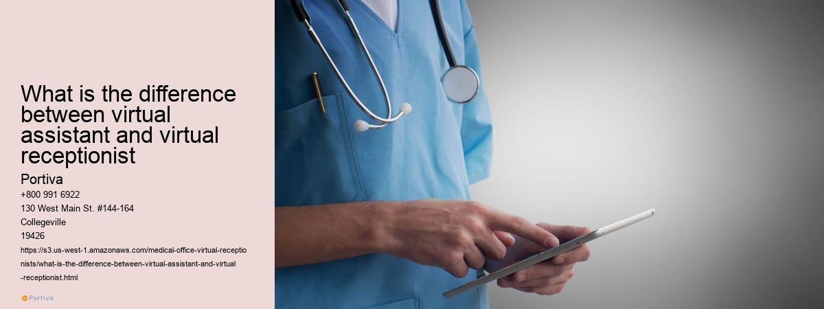 What is the difference between virtual assistant and virtual receptionist