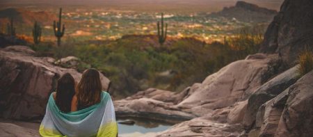 Girls Overlooking Mesa