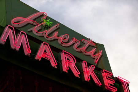 Liberty Market Sign Logo