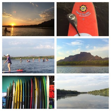 Collage of Paddle boarding experience