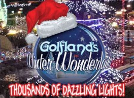 Golfland Sunsplash Winter Wonderland Christmas Lights
