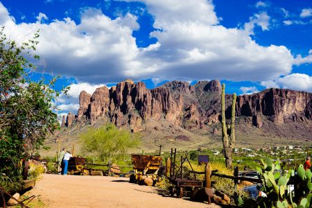 Goldfield Ghost Town Landscape Large