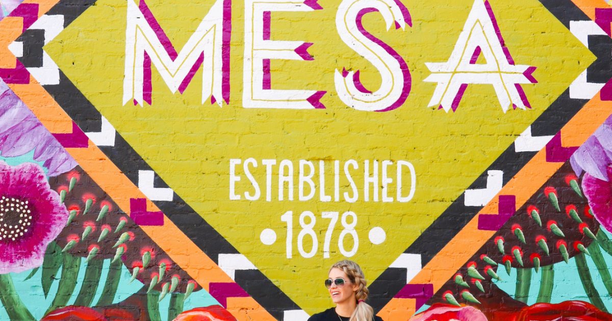 Picture Perfect Giant Murals Set the Scene Along Mesa, Arizona's Main