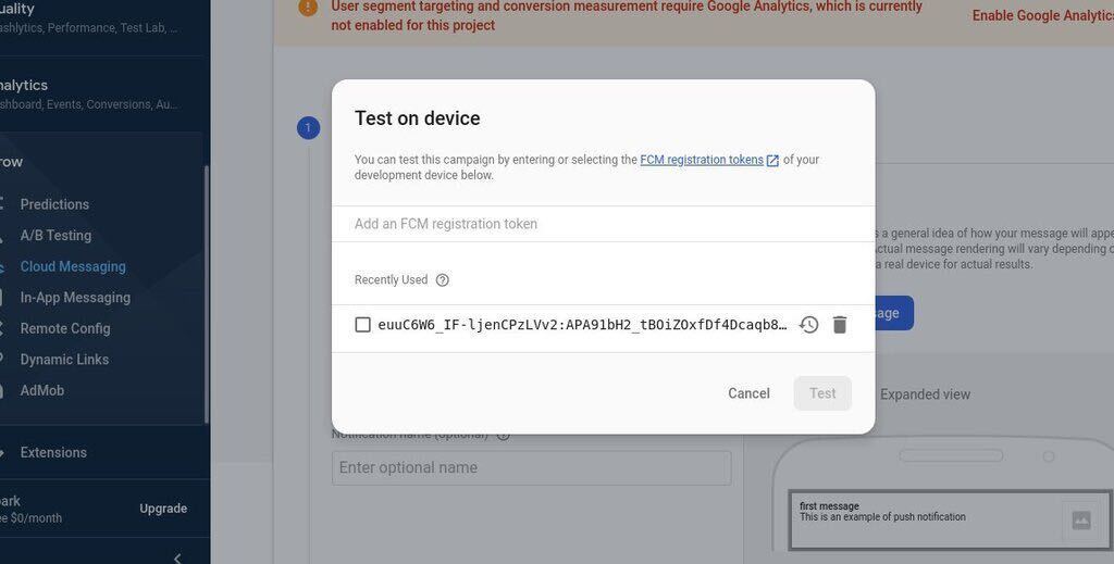 Web Push Notification In Reactjs With Firebase